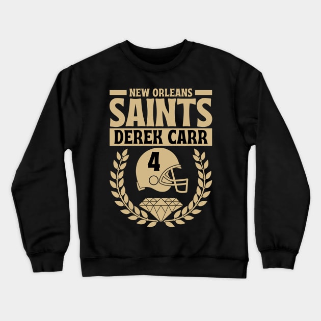 New Orleans Saints Derek Carr 4 American Football Crewneck Sweatshirt by Astronaut.co